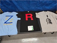 Lot of 3 t-shirts Movies TV Music and more Size L