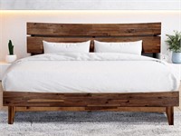 KING 14" Acacia Aurora Wooden Bed Frame