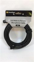 New KnoxGear XLR Male-Female Microphone Cable 25'