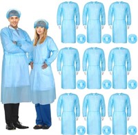 100 PCS DISPOSABLE GOWNS-NEW