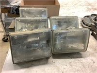 5 Mercedes headlight boxes