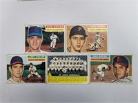 1956 Topps (5) Diff Ken Boyer Cardinals