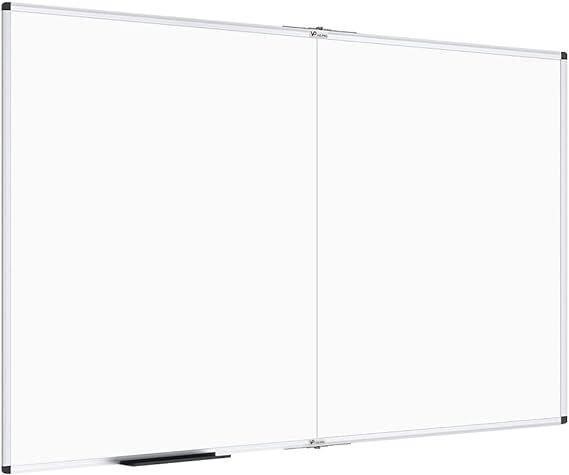 VIZ-PRO Large Dry Erase White Board/Magnetic Folda