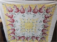 Vintage Table Cloth - Approx. 50" x 46"
