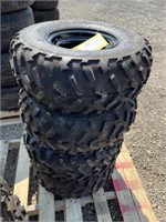 Sets of 4 Golf Cart /UTV  Tires & Rims 22X9.00X10