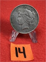 Peace Silver Dollar, 1922 D