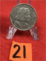 Columbian Half Dollar Coin, 1893