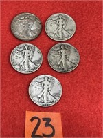 Walking Liberty Coins, 1940’s