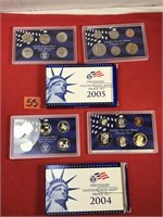 2004 and 2005 Proof Sets