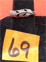Silver Ring, .925  Size 8