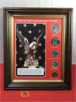 Framed American Eagle Commemorative Collection