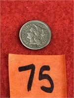 Three Cent Nickel, 1870