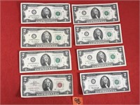 Various $2.00 Bills