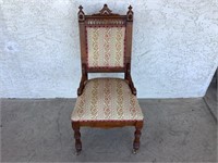 Antique Eastlake Style Dining Room Chair