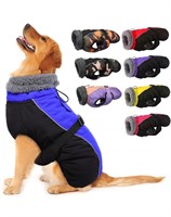 Extra Warm Dog Coat Reflective Adjustable Medium