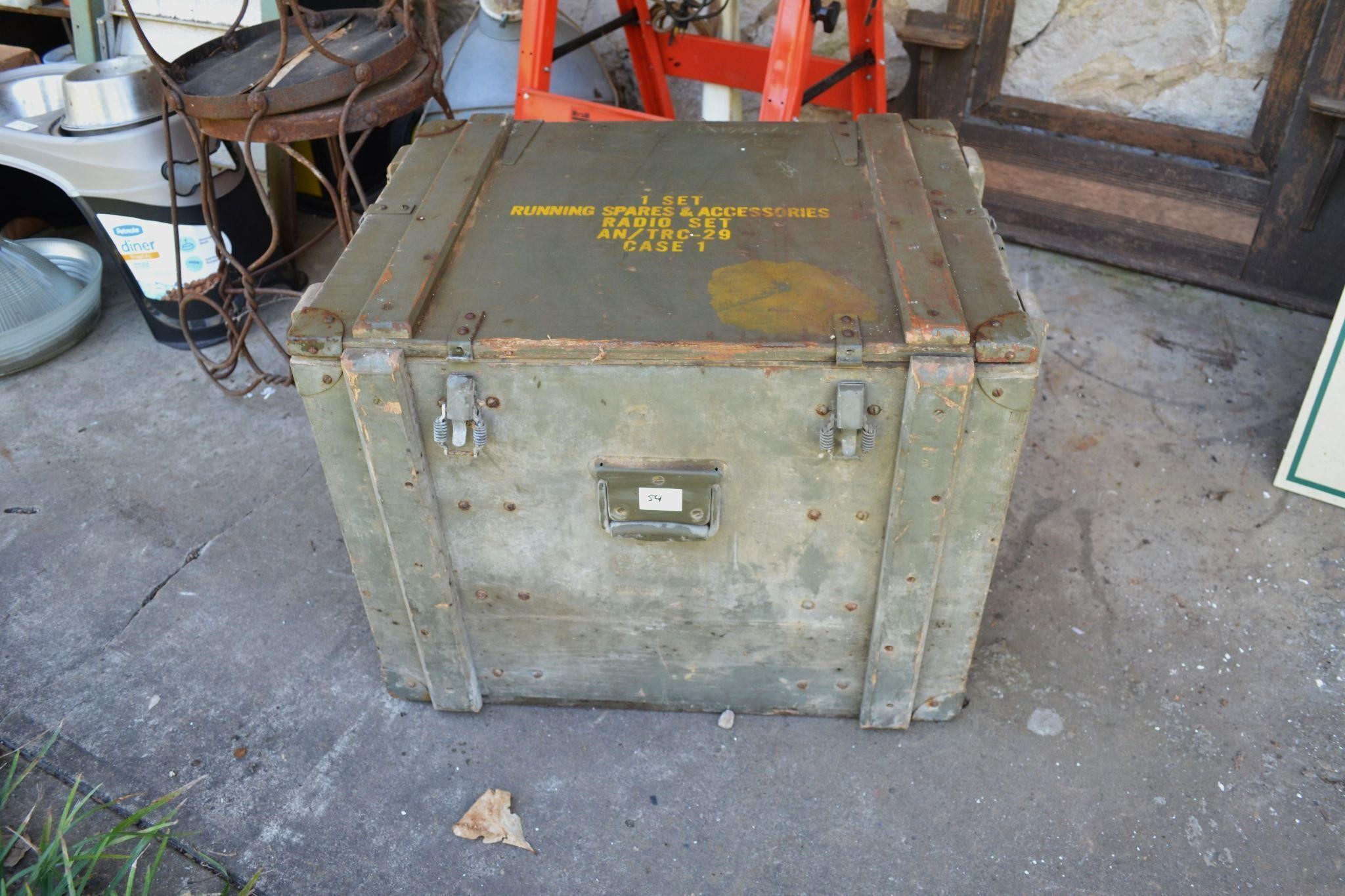 Vietnam era Military Radio Crate