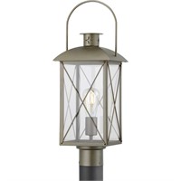Woodcliff 1-Light Weathered Brass Outdoor Lantern