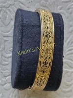 vtg simmons betsy ross gold filled hinged bracelet