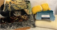 Fleece Blankets & Throws: Animals & More