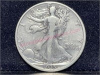 1935-D Walking Liberty Half Dollar (90% silver)