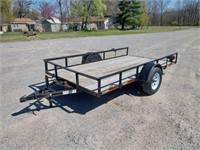 TITLED 2012 Barlow 75X12' Tilt Trailer