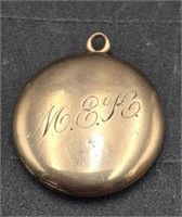Antique Wightman & Hough Co.  Engraved Locket