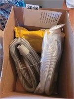 2 CPAP HOSES AND WATER TANK (NO LID) LR