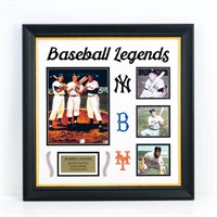 Baseball Legends Mantle, Snider and Mays