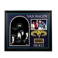 Van Halen "OU812" LP Album and Cover Signed