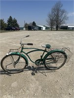 Vintage Schwinn Green Bicycle