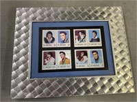 Elvis Stamps in Frame 8x10