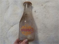 Decker's Farm Dairy Ayrshire milk bottle