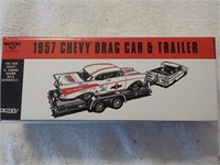 1957 Chevy Drag Car & Trailer Ertl