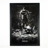 "The Dark Knight Rises" Movie Poster Signed
