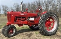 Farmall H Tractor, Newer Paint, Runs Good