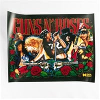 Data East Guns N Roses Pinball Translite