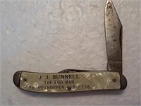 J.J. Bunnell The Egg Man pocket knife Meshoppen