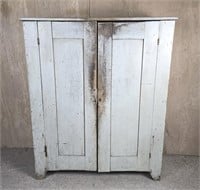 PRIMITIVE CHIPPY PAINT JELLY CUPBOARD