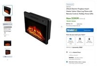 N2004  GAITON 23in Electric Fireplace Insert
