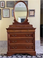 Lexington Cherry Dresser w/Mirror