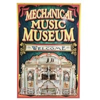 Mechanical Music Museum Welcome Billboard Sign