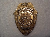 Dist. Chief Woodbury Fire Dept. badge