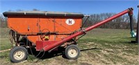 Gravity Wagon w/ Hyd Fill Auger, Roll Over Tarp