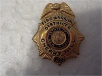 Fire Marshall Cherry Hill NJ badge