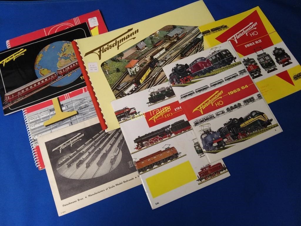 Assorted Fleischmann Catalogues 1955-64