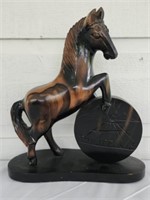 Gorgeous Carved Philippines Horse Decor