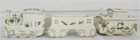 Hand Painted Ceramic Christmas Train Decor