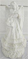 Porcelain Angel Figurine Music Box