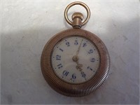 Gold tone ladies vest watch could not open to see