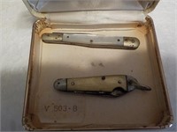 2 Vintage pocket knives as is